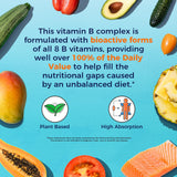 Vitalitown Vitamin B Complex capsules on a wooden surface