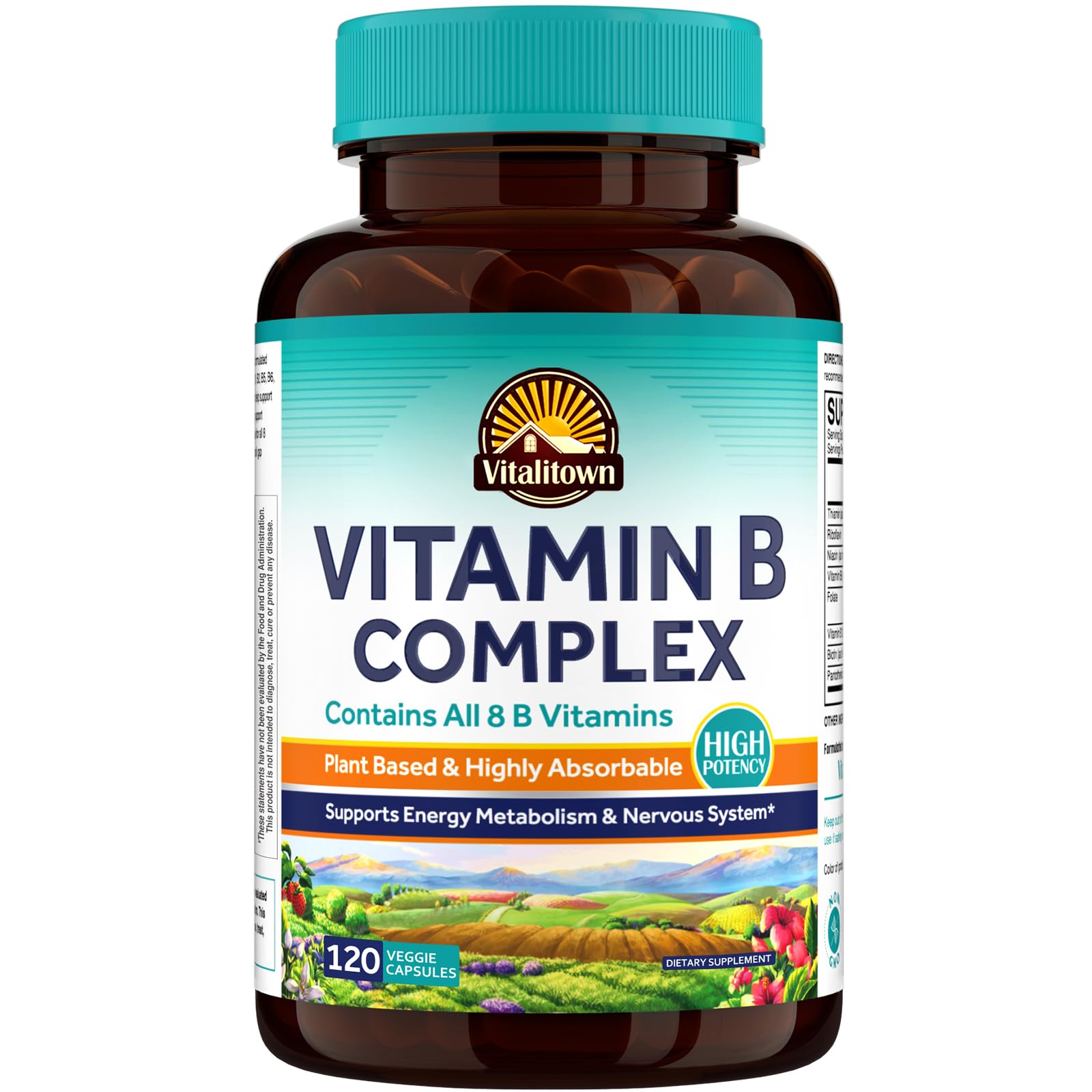 Vitalitown Vitamin B Complex front view of packaging