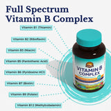 Vitalitown Vitamin B Complex side view with dosage information