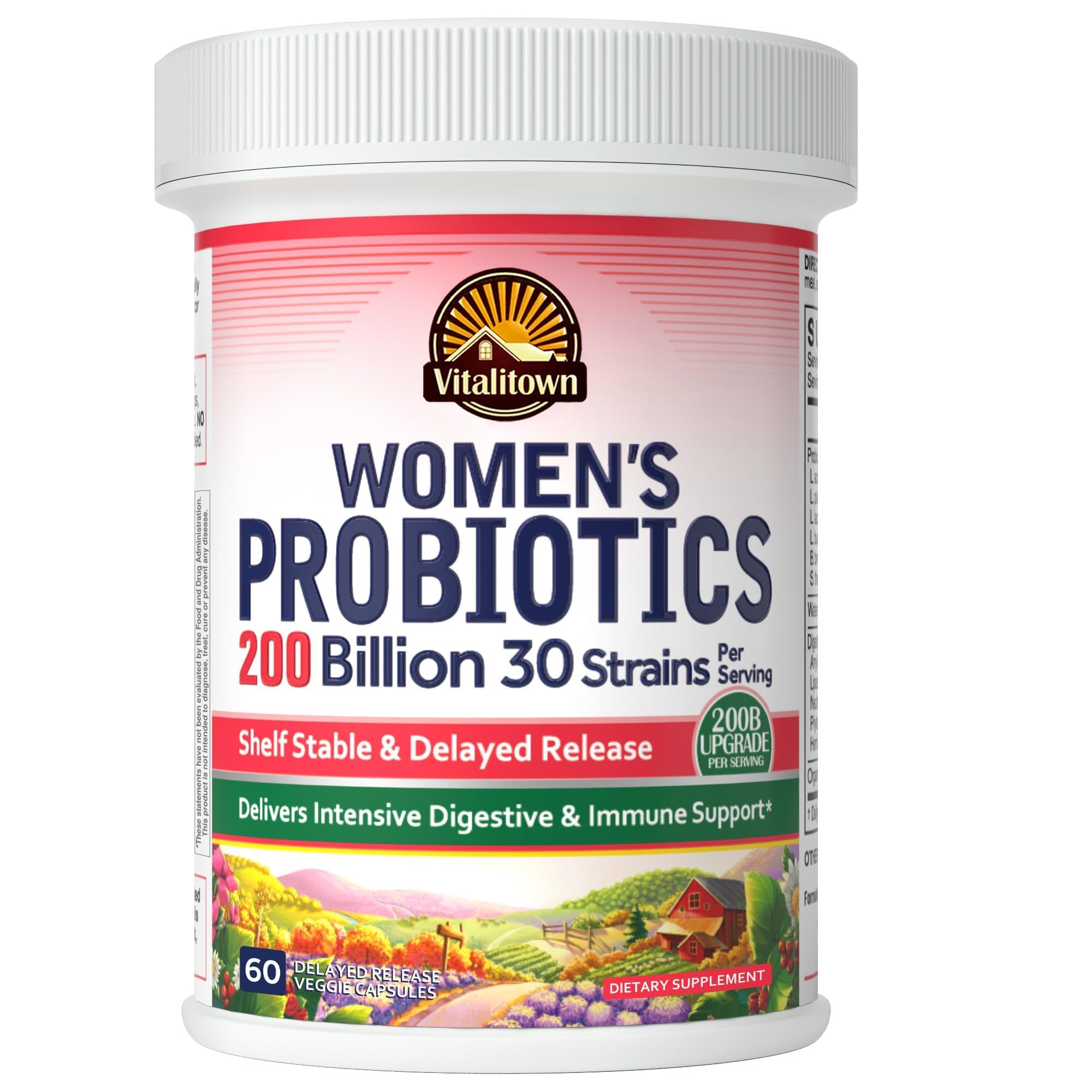 Vitalitown Women's Probiotic 200 Billion CFUs front view