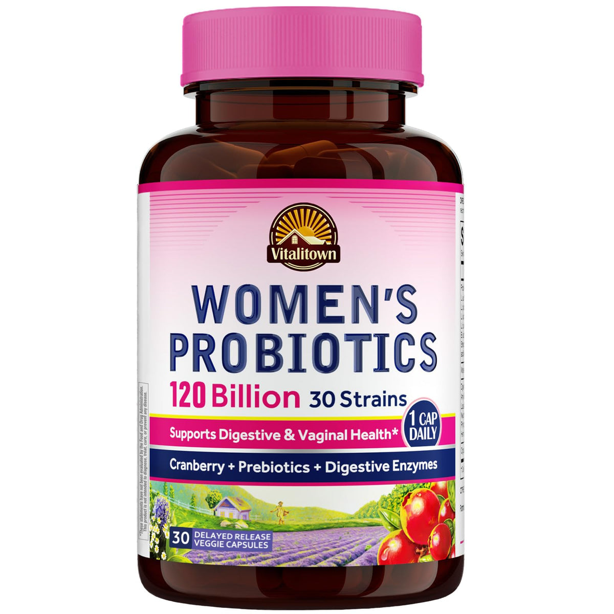 Vitalitown Women's Probiotics bottle front view