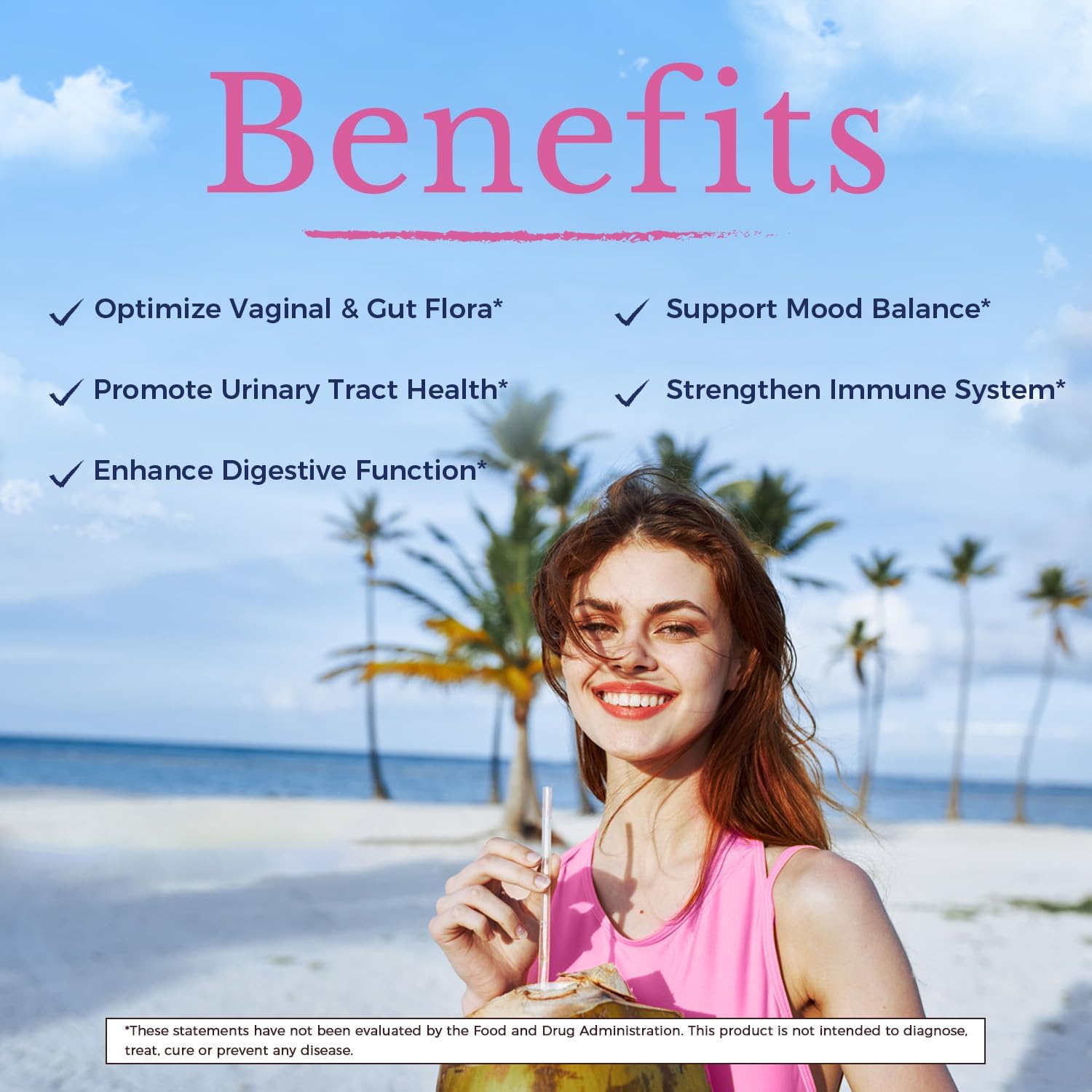 Vitalitown Women's Probiotics capsule close-up