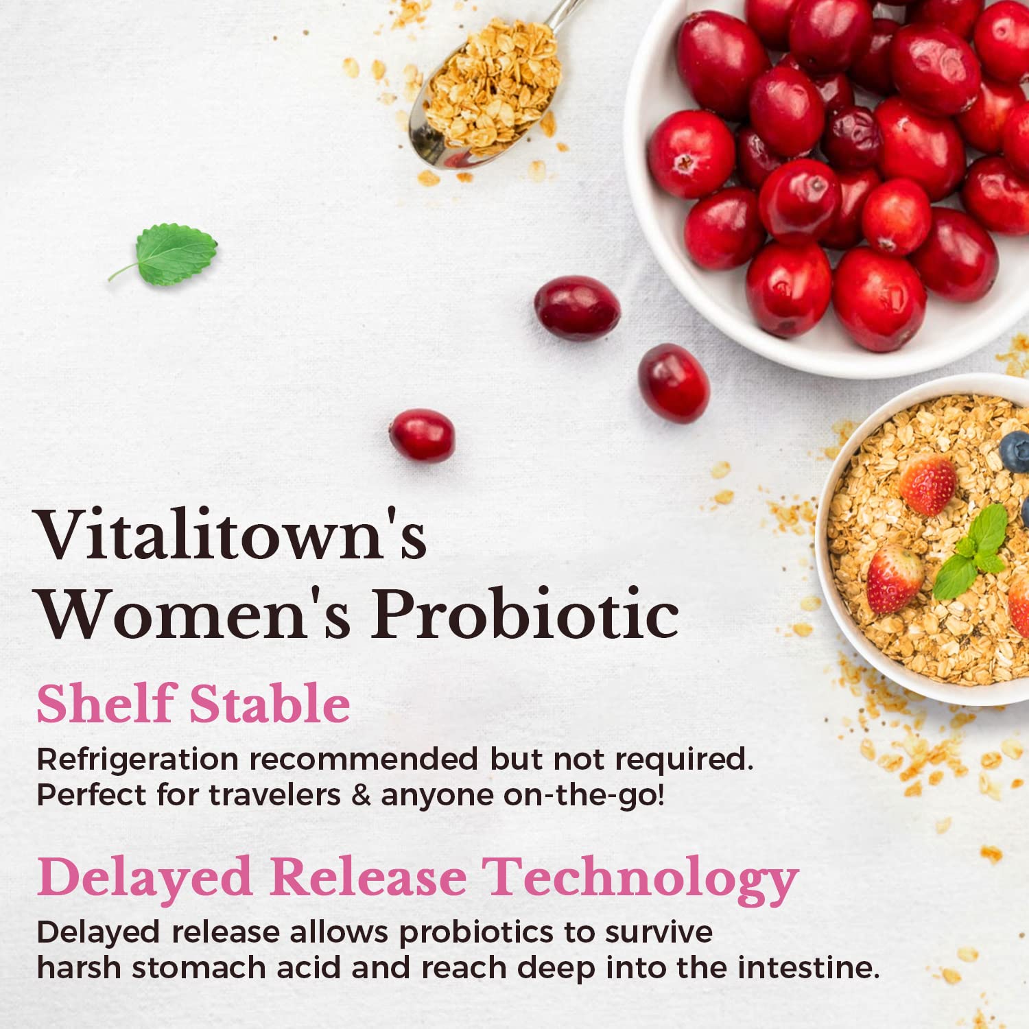 Vitalitown Women's Probiotics ingredients list