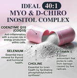 Vitality Labs Inositol 2000mg capsules bottle with label