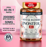Vitality Labs Inositol 2000mg capsules with measuring spoon