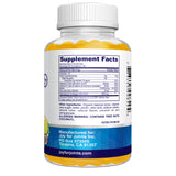 Vitality Span Hair, Skin & Nails Gummies with a measuring spoon