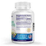 Vitality Span Magnesium Glycinate 400mg supplement with measuring spoon