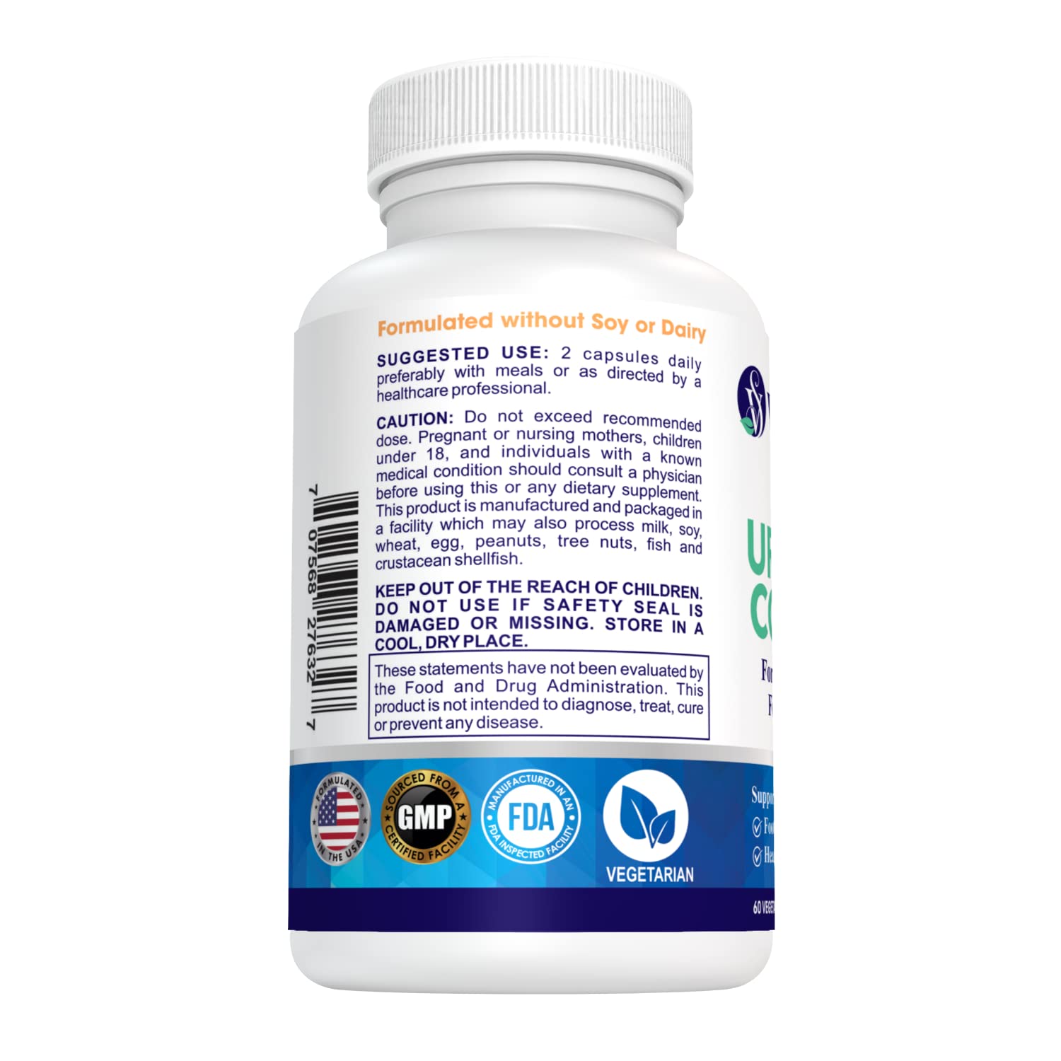 Vitality Span Uric Acid Cleanse Supplement on a kitchen countertop