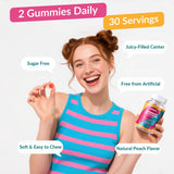 VitalityPeak Women's Multivitamin Gummies 200g with fruits