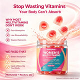 VitalityPeak Women's Multivitamin Gummies packaging side view