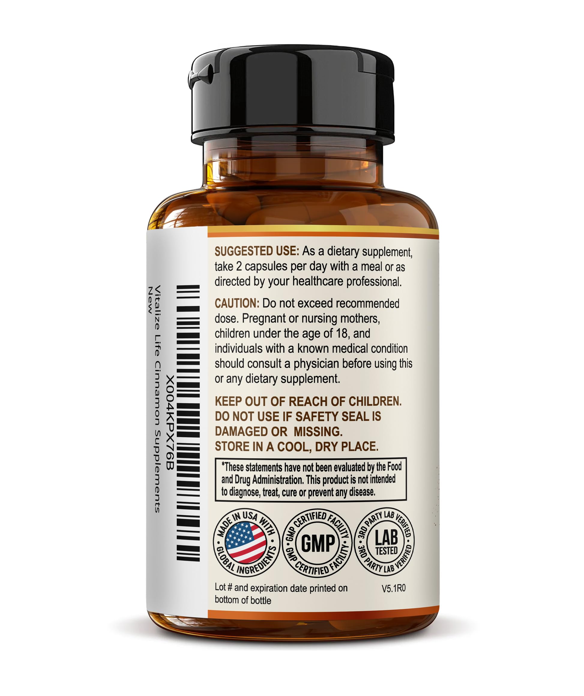 Vitalize Life Cinnamon capsules lifestyle scene