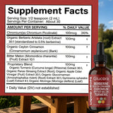 vitalleap Herbal Supplement 150g side view showing ingredients