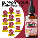 Vitalumina Pink Salt Trick Drops 60ml bottle with dropper
