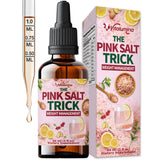 Vitalumina Pink Salt Trick Drops 60ml bottle with ingredients