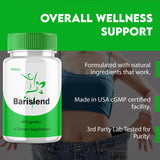 Vitaluxa Barislend Capsules opened bottle displaying capsules