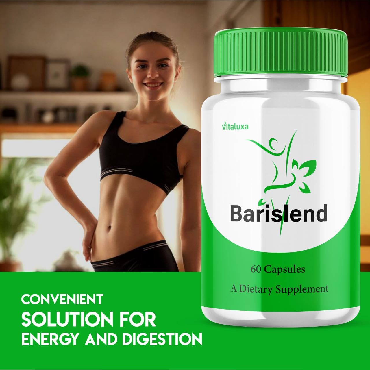 Vitaluxa Barislend Capsules side view showing dosage information