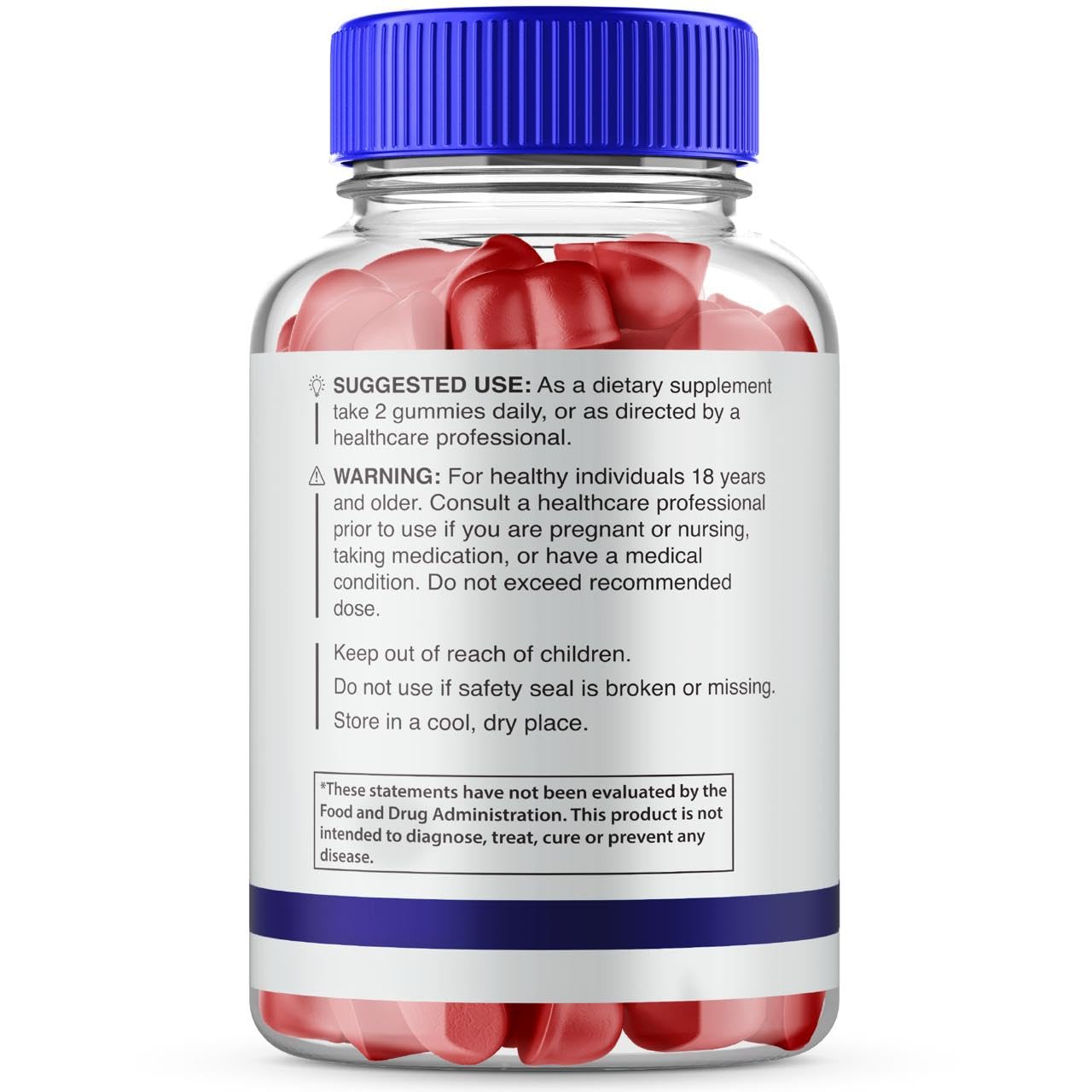 Vitaluxa Elite Grow XL Gummies with a glass of water