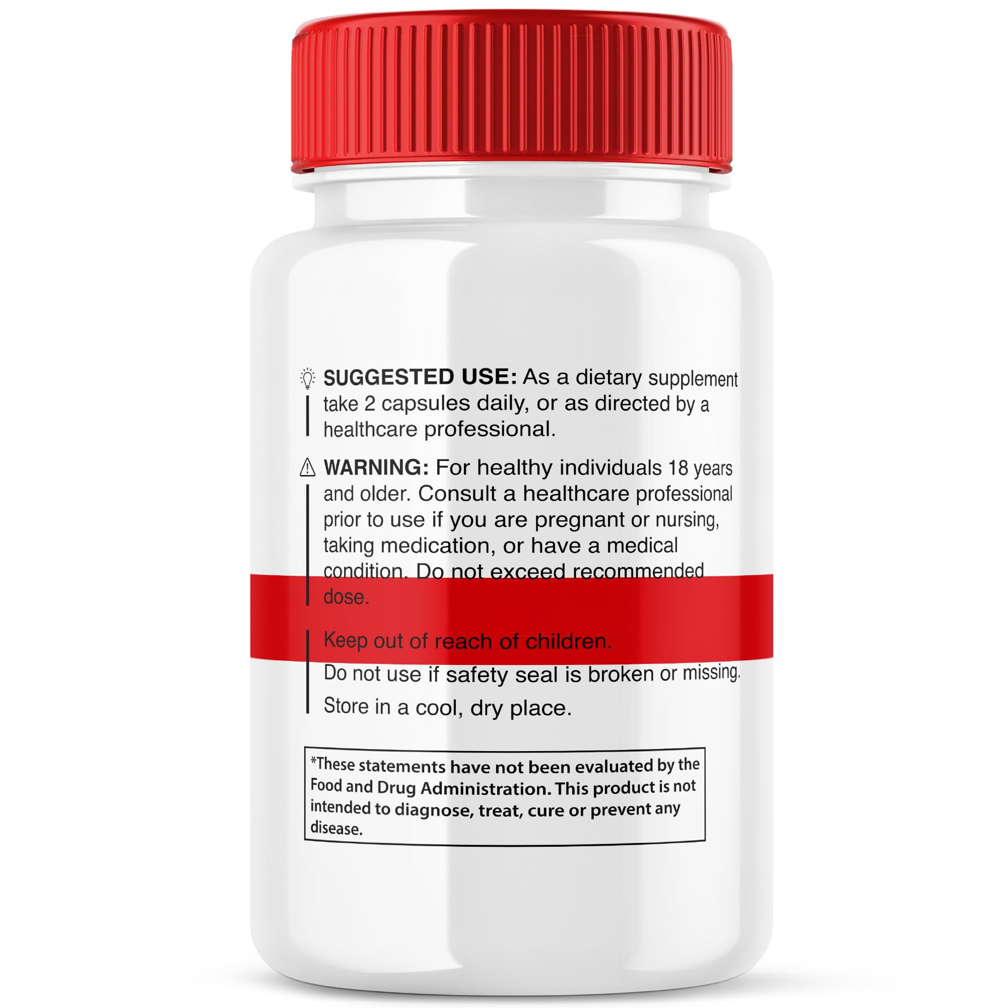 Vitaluxa Gluco Advance Capsules packaging with health icons