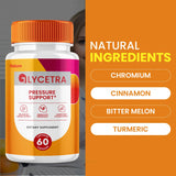 Vitaluxa Glycetra Natural Dietary Supplement bottle with label
