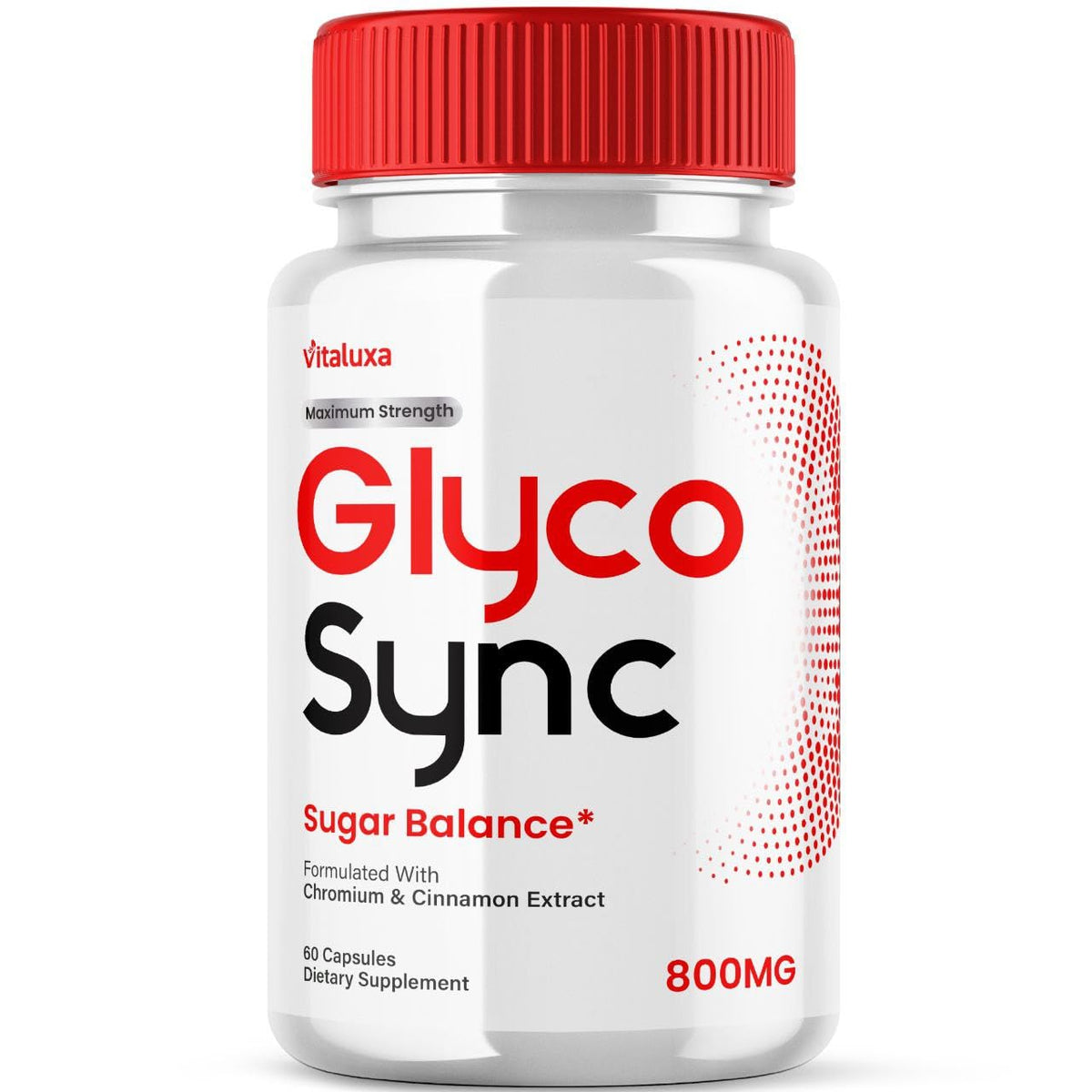 Vitaluxa Glyco Sync Supplement Support Pills front view