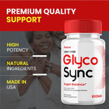 Vitaluxa Glyco Sync Supplement Support Pills side view