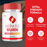 Vitaluxa HepatoBurn Supplement Pills back view