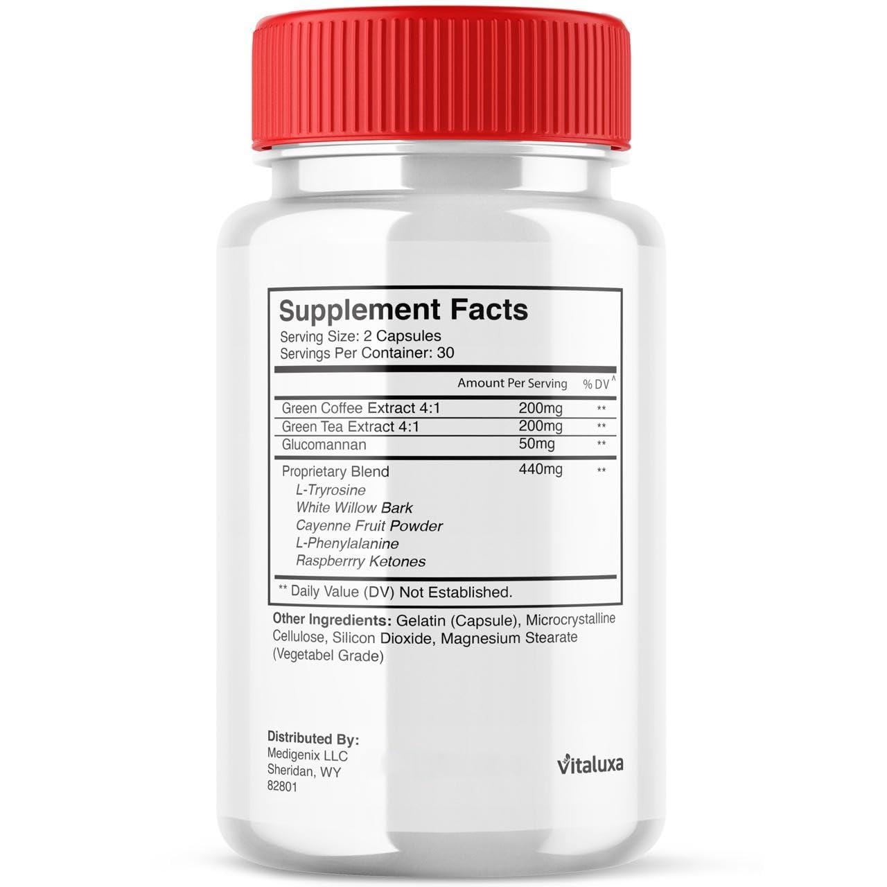 Vitaluxa HepatoBurn Supplement Pills in hand