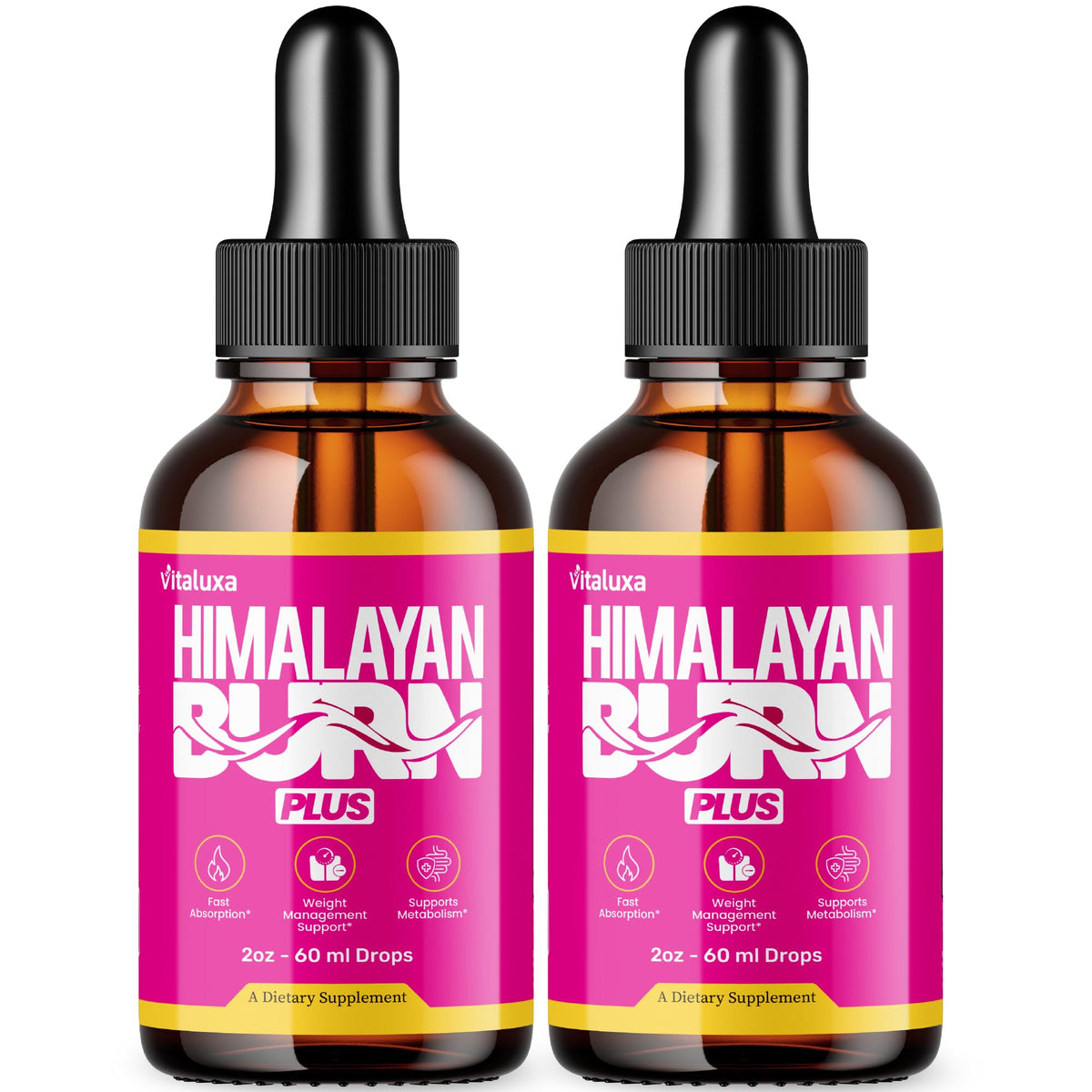 Vitaluxa Himalayan Burn Plus Liquid Drops 57g front view
