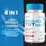 Vitaluxa Primo TRT Plus Capsules open bottle with capsules
