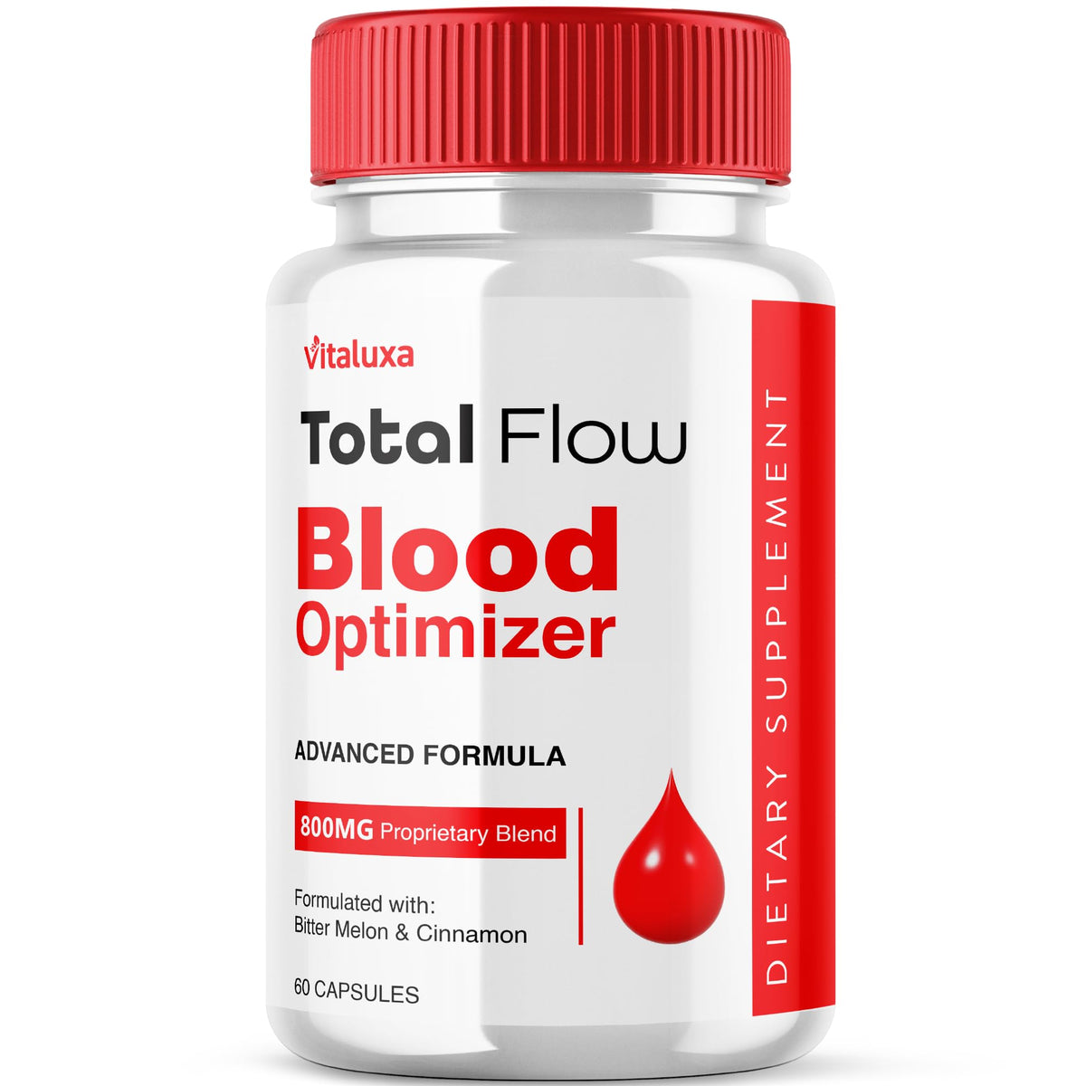 Vitaluxa Total Flow Daily Supplement Capsules front view