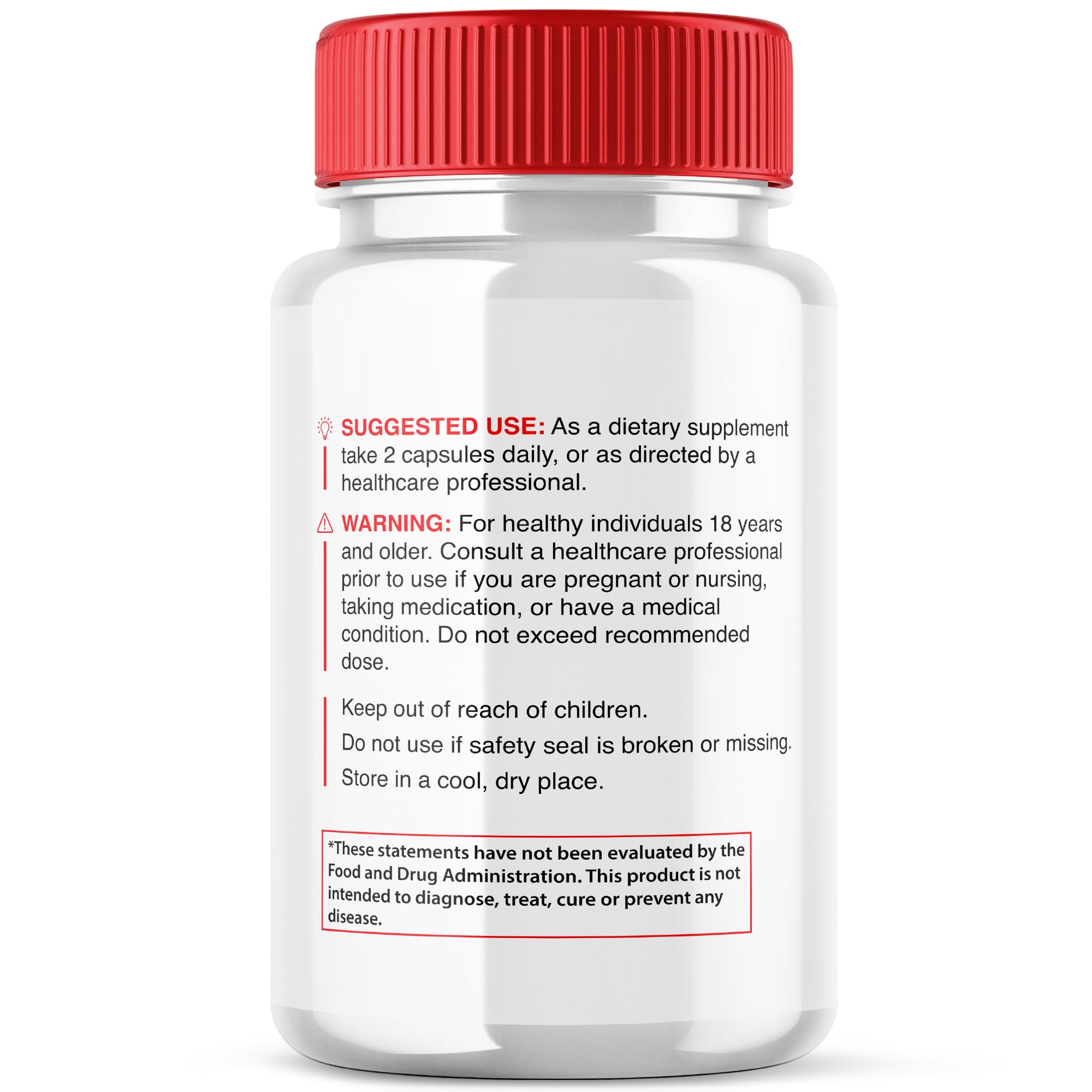 Vitaluxa Total Flow Daily Supplement Capsules with natural ingredients