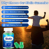 Vitaluxy Biotin Gummies packaging with nutritional information