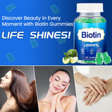 Vitaluxy Biotin Gummies showing serving size