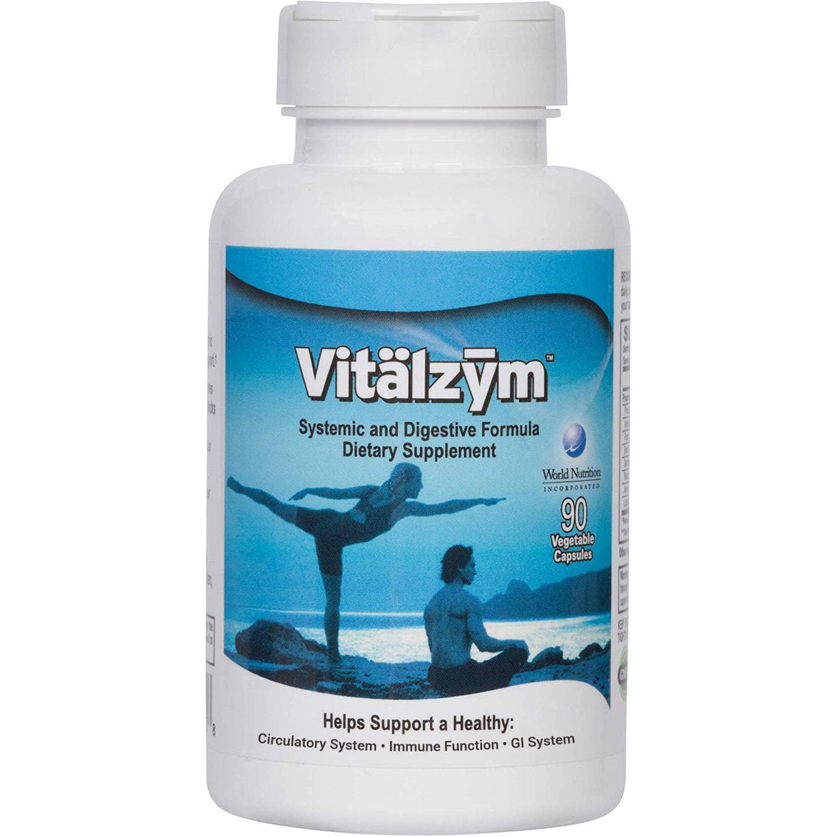 VITÄLZYM Multi-Enzyme Supplement 120 capsules front view