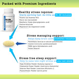 Vitamart Stress & Mood Tablets side view showing tablet size