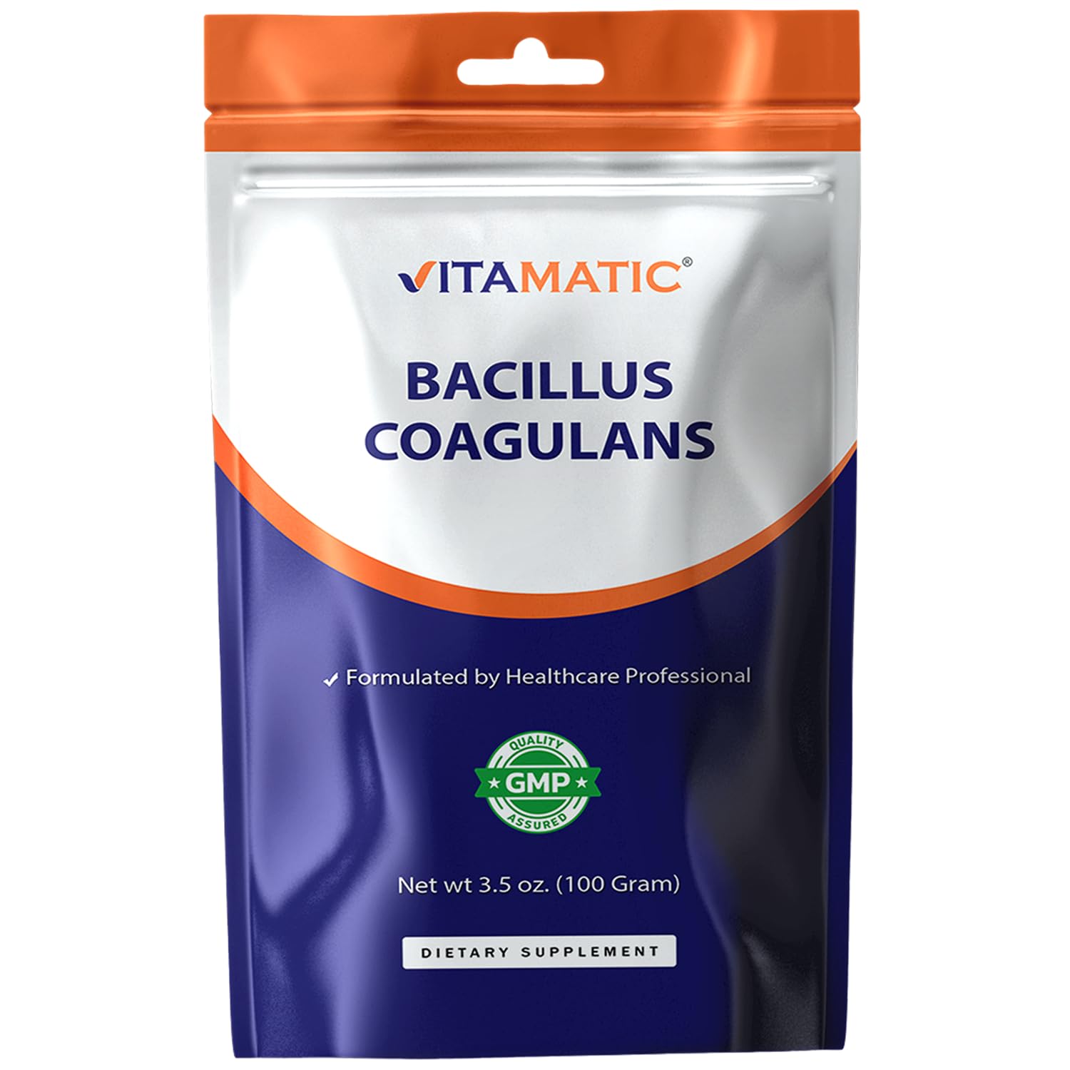 Vitamatic Acidophilus Probiotic Powder 99g front view