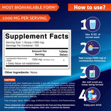 Vitamatic Acidophilus Probiotic Powder back view with ingredients