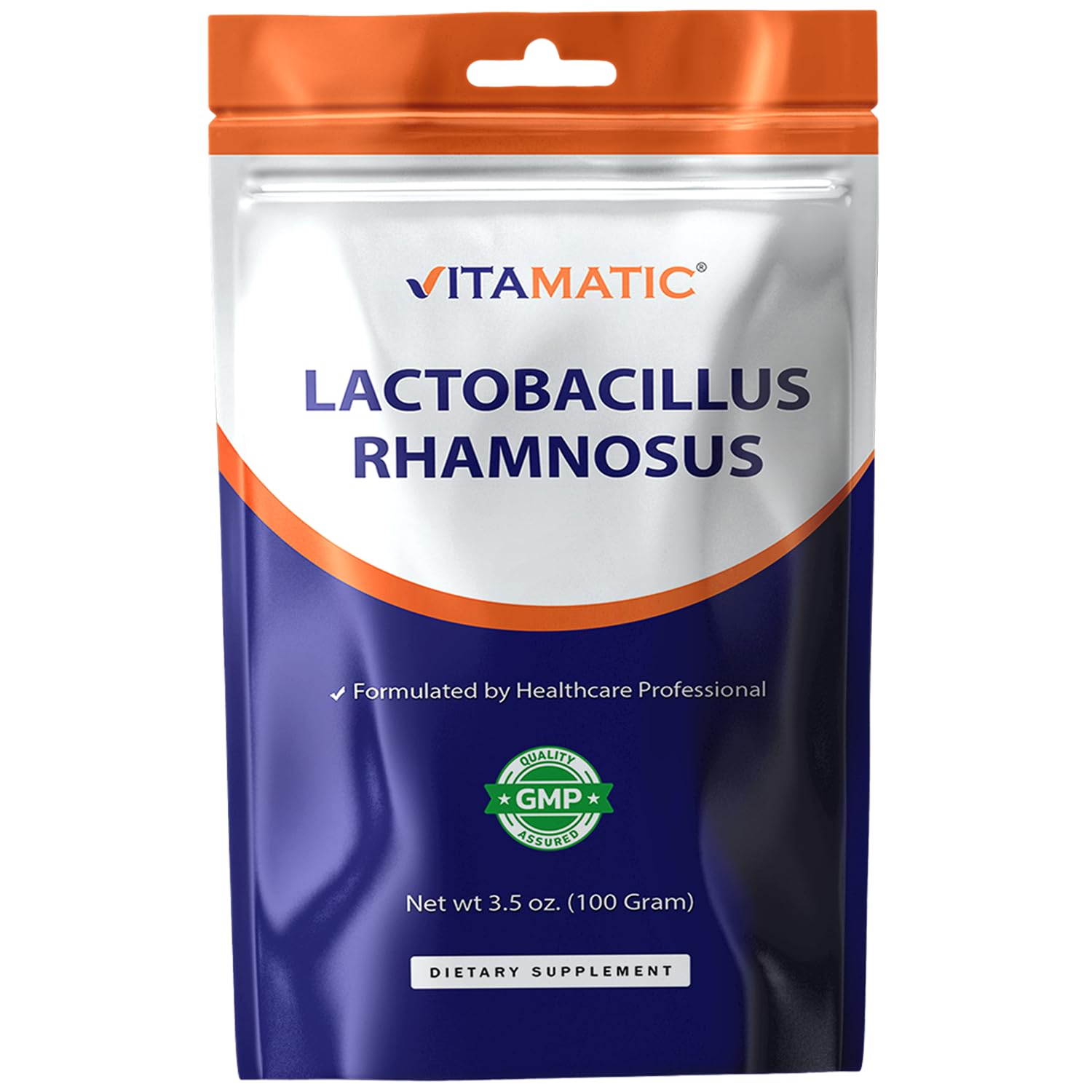 Vitamatic Acidophilus Probiotic Powder front view packaging