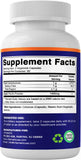 Vitamatic Apple Pectin Dietary Fibre Supplement capsule bottle with a glass of water