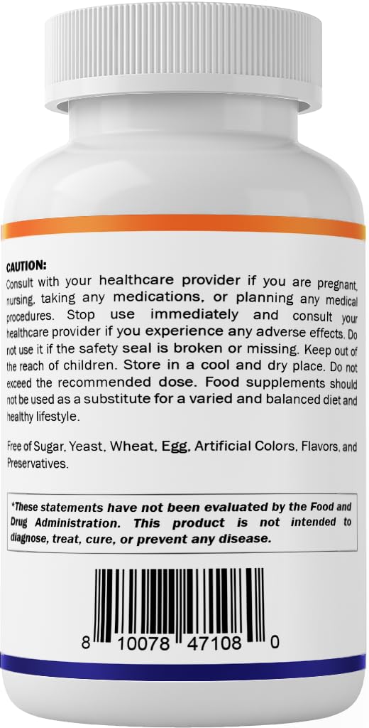 Vitamatic B1 (Thiamine) capsules vegetarian-friendly label