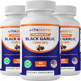 Vitamatic Black Garlic Capsules 160g front view