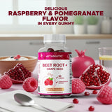 Vitamatic Blended Vitamin & Mineral Gummies back view showing nutritional information