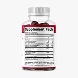 Vitamatic Blended Vitamin & Mineral Gummies with a natural background