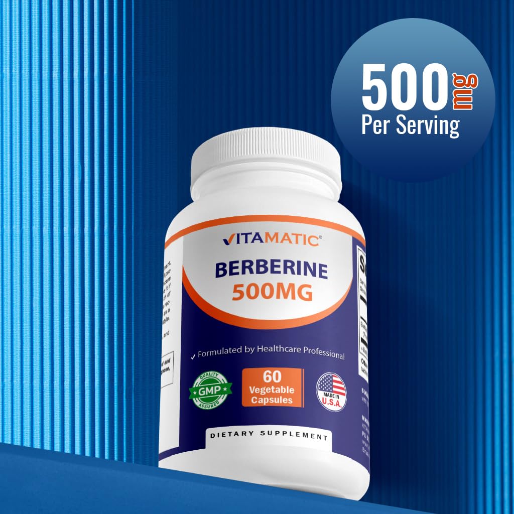 Vitamatic Blended Vitamin & Mineral Supplement back view with nutritional information