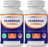 Vitamatic Blended Vitamin & Mineral Supplement front view with 60 capsules