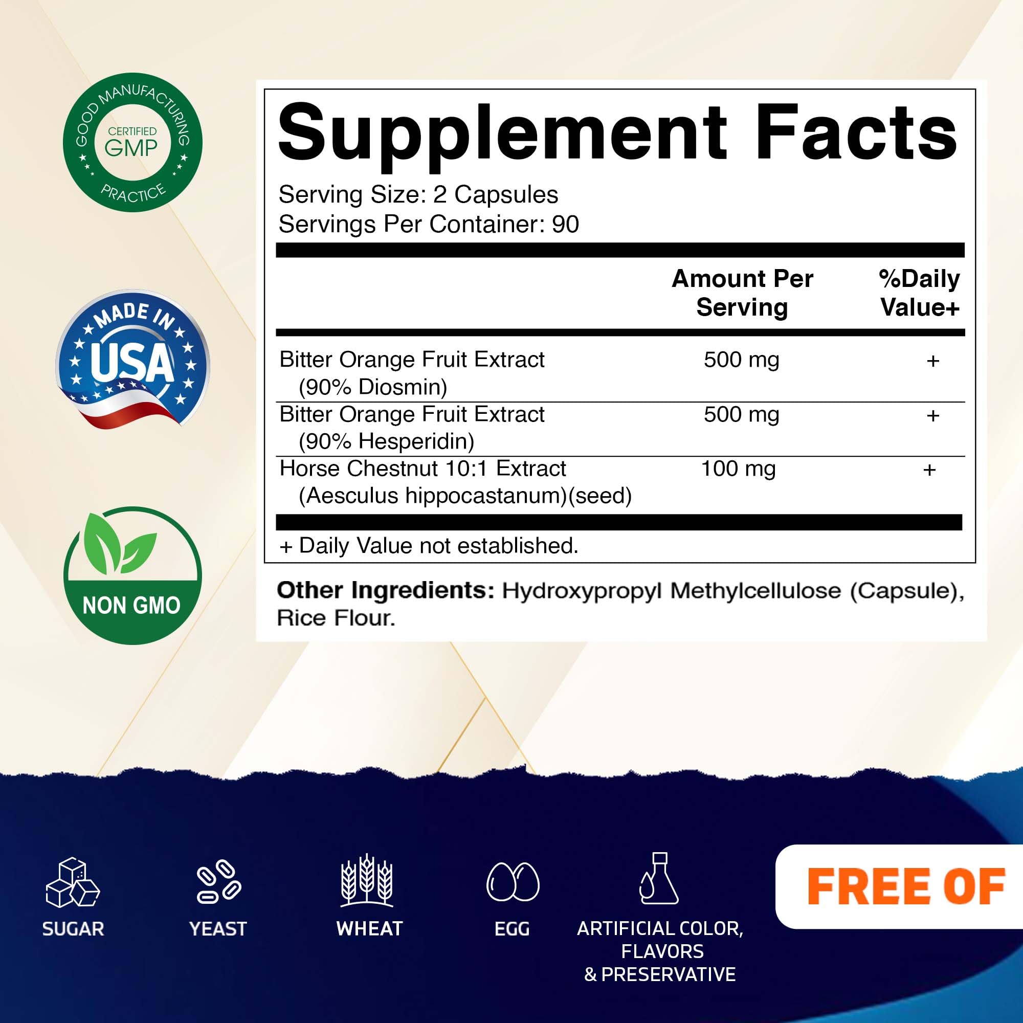 Vitamatic Blended Vitamin & Mineral Supplement side view with label