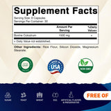 Vitamatic Bovine Colostrum Capsules bottle side view