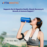 Vitamatic Bovine Colostrum & Hydrolyzed Collagen Powder nutritional information