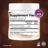 Vitamatic Bovine Colostrum Powder 108g packaging side view