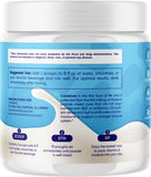 Vitamatic Bovine Colostrum Powder in a glass of water